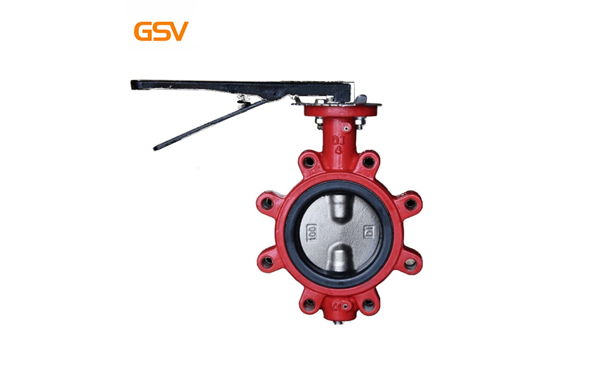 Manually adjust the butterfly valve