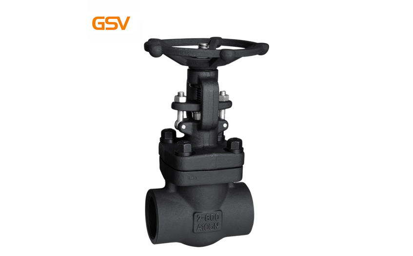 Forged steel gate valve