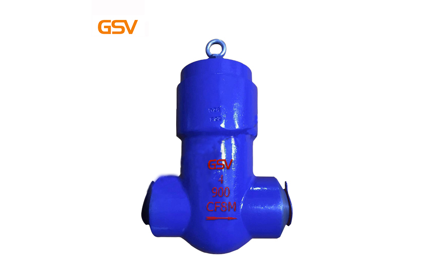 Cast hydrogenation (sulfur resistant) check valve