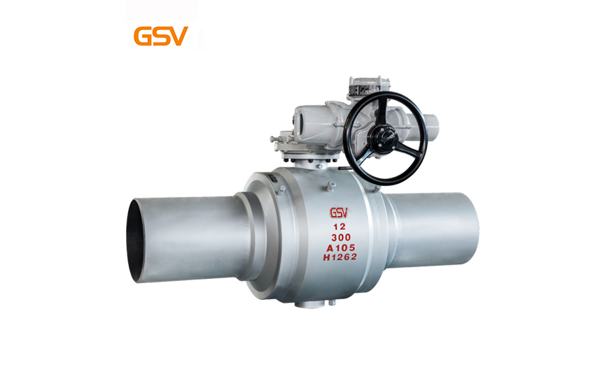 All-welded electric ball valves