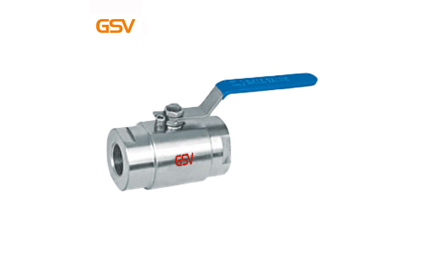 One-piece ball valve