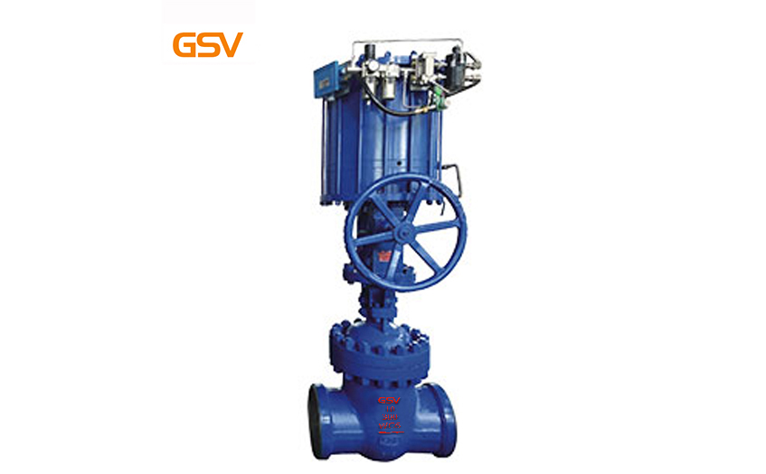 Pneumatic gate valve