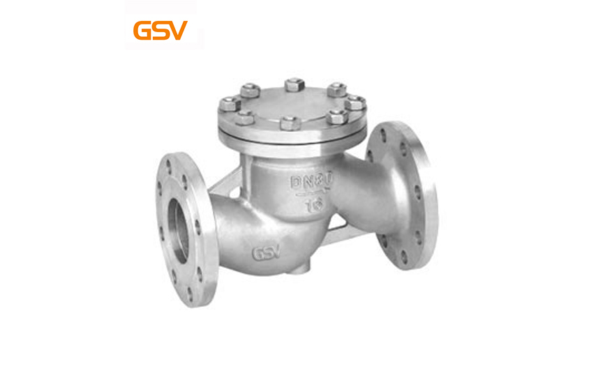 Flange connection lift check valve