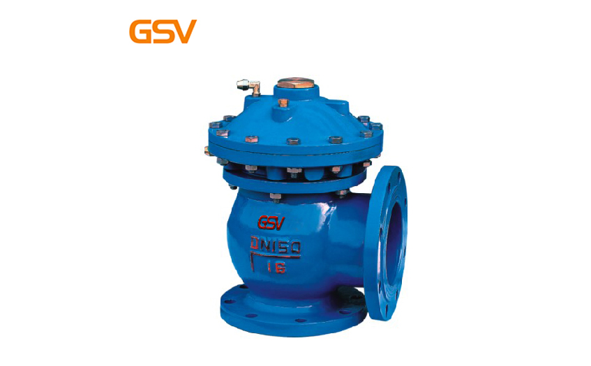 Angle type mud valve