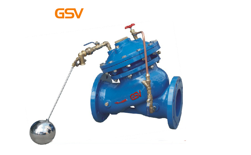 Diaphragm floating ball water pump control valve